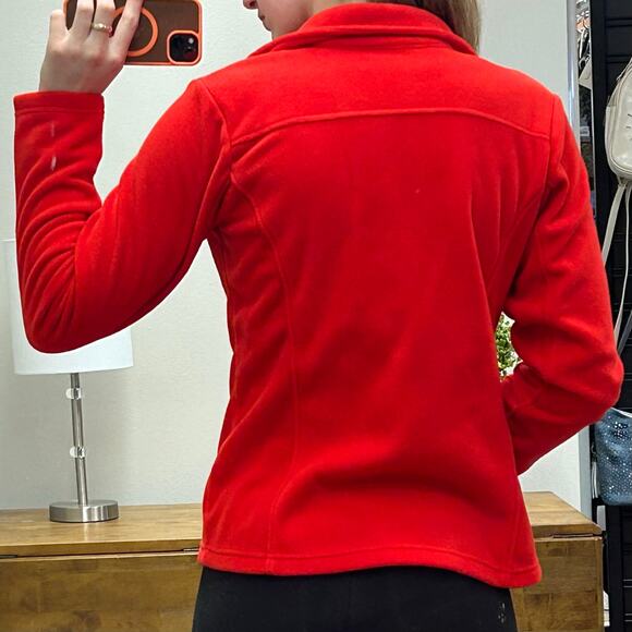 Nebraska Huskers Columbia Fleece Zipper Jacket Medium - Picture 2 of 8